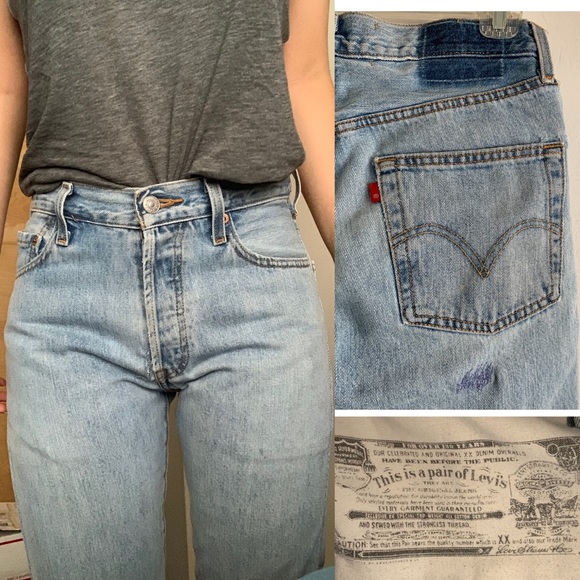 Reworked Nasty Gal After Party Vintage 501 Levi’s - Picture 8 of 11